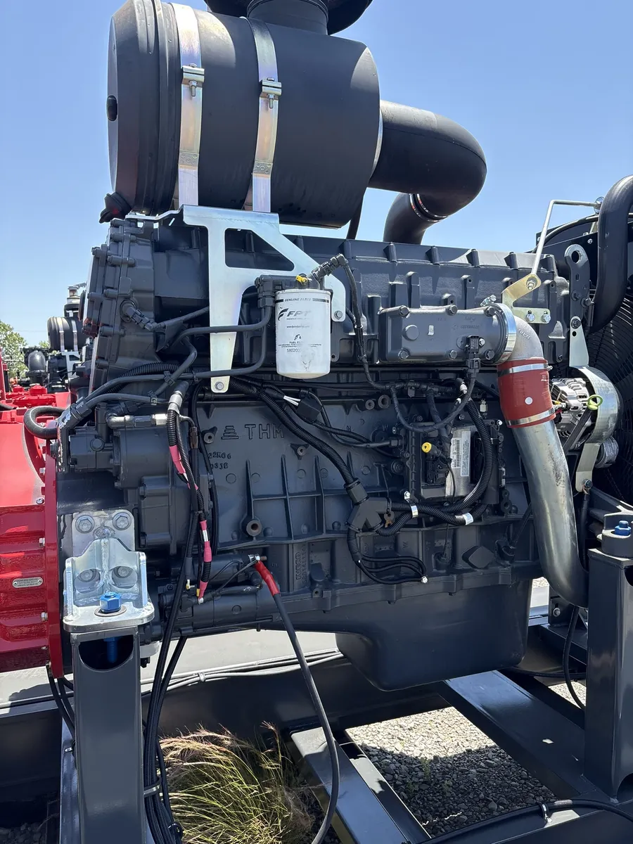 The FPT Cursor 13 with its new harness installed.