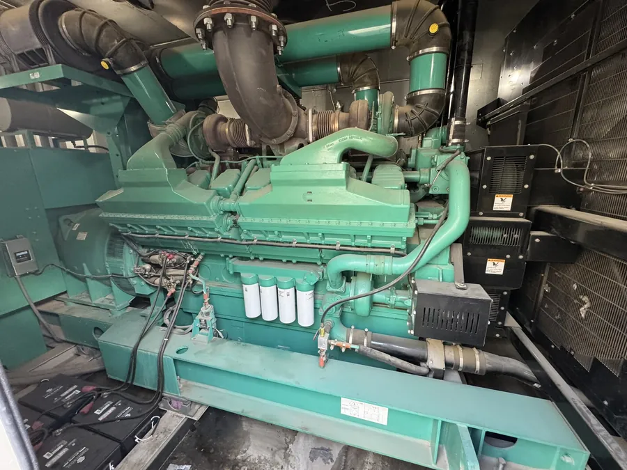 A Cummins QSK50 generator set.