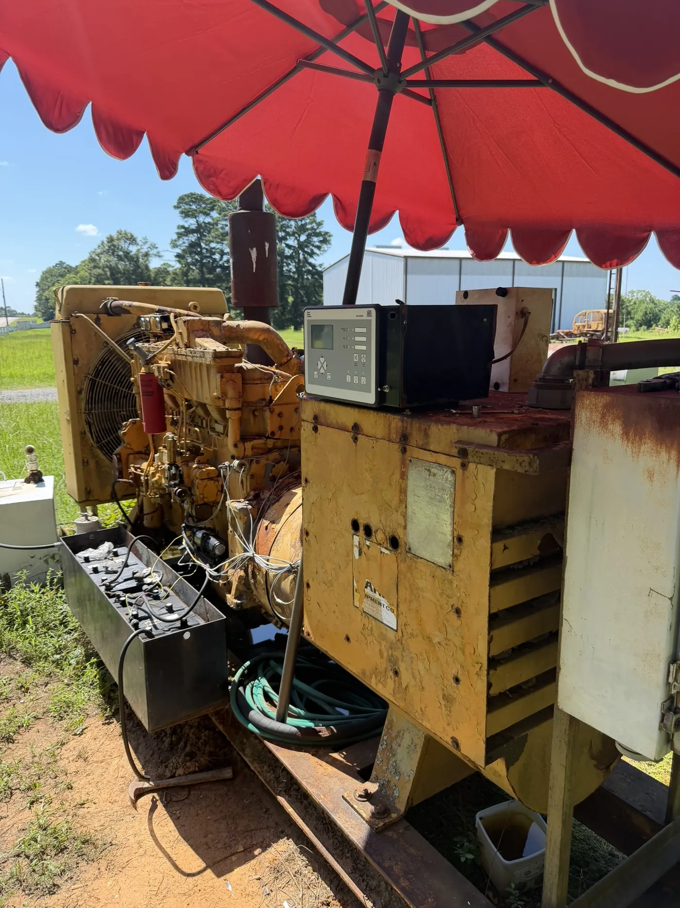 The generator with its new Basler controller